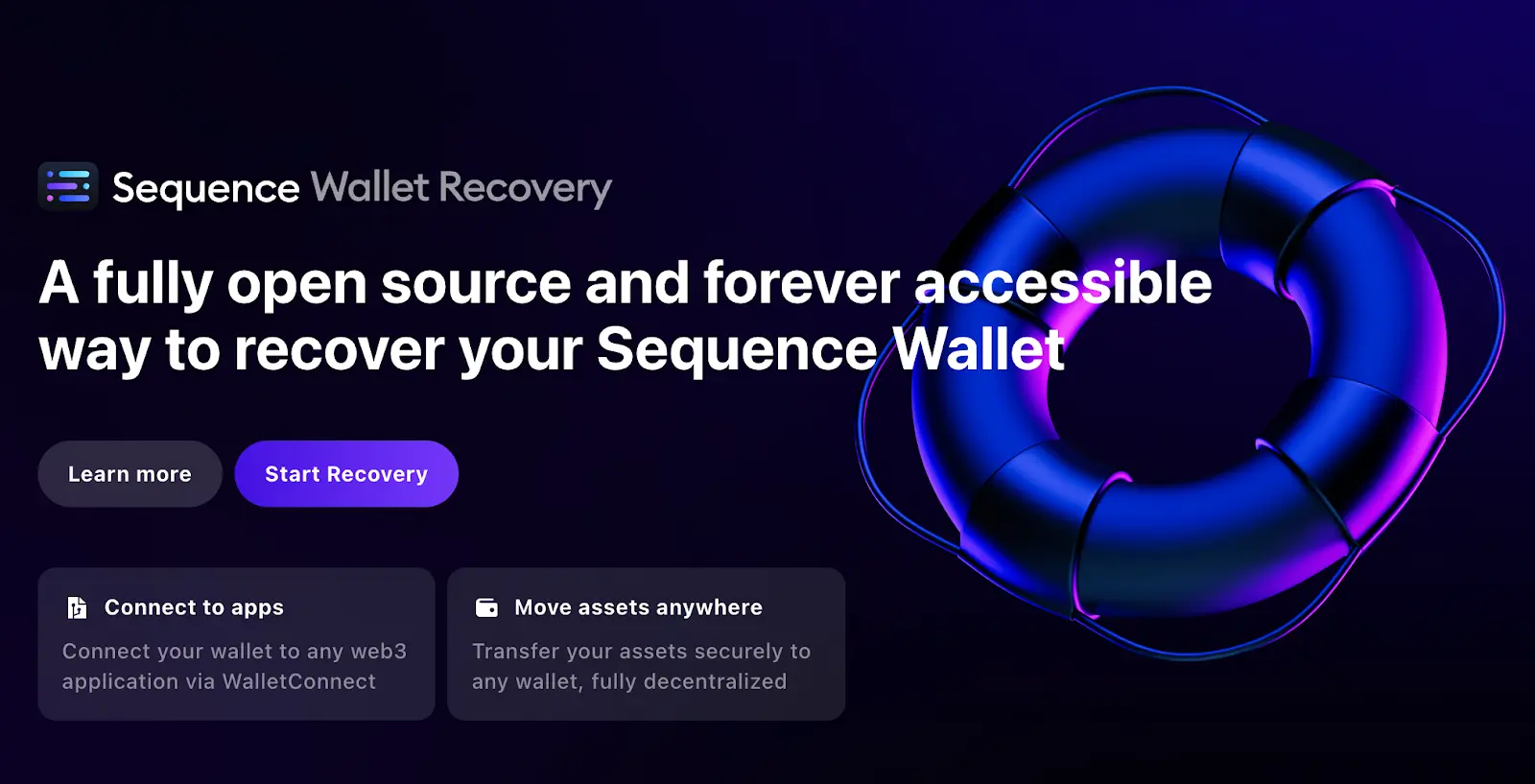 Sequence Recovery Wallet App