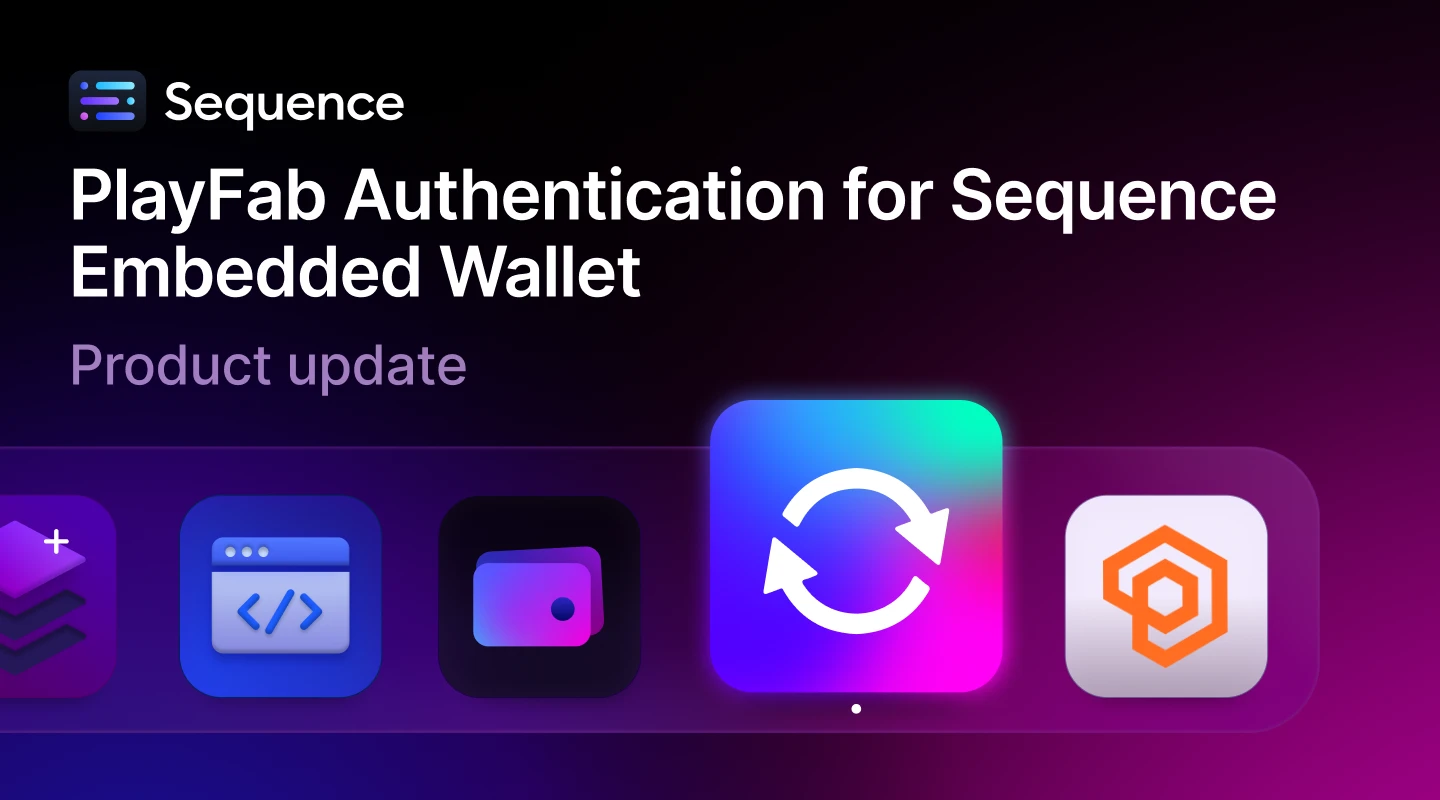 PlayFab Authentication for Sequence Embedded Wallet