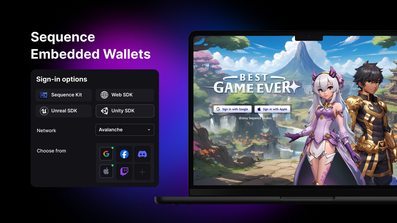 Embedded Wallets game screenshot