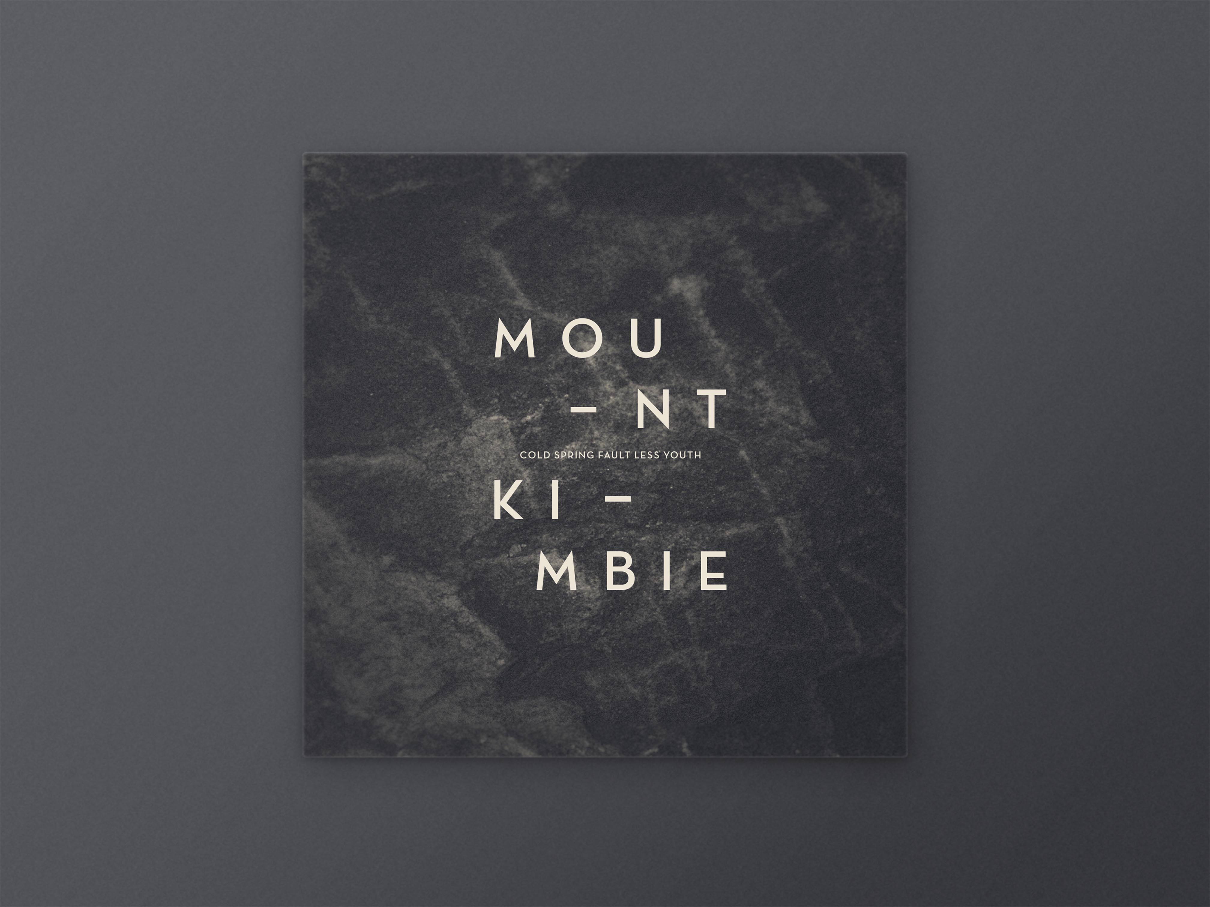 Mount Kimbie outer record sleeve