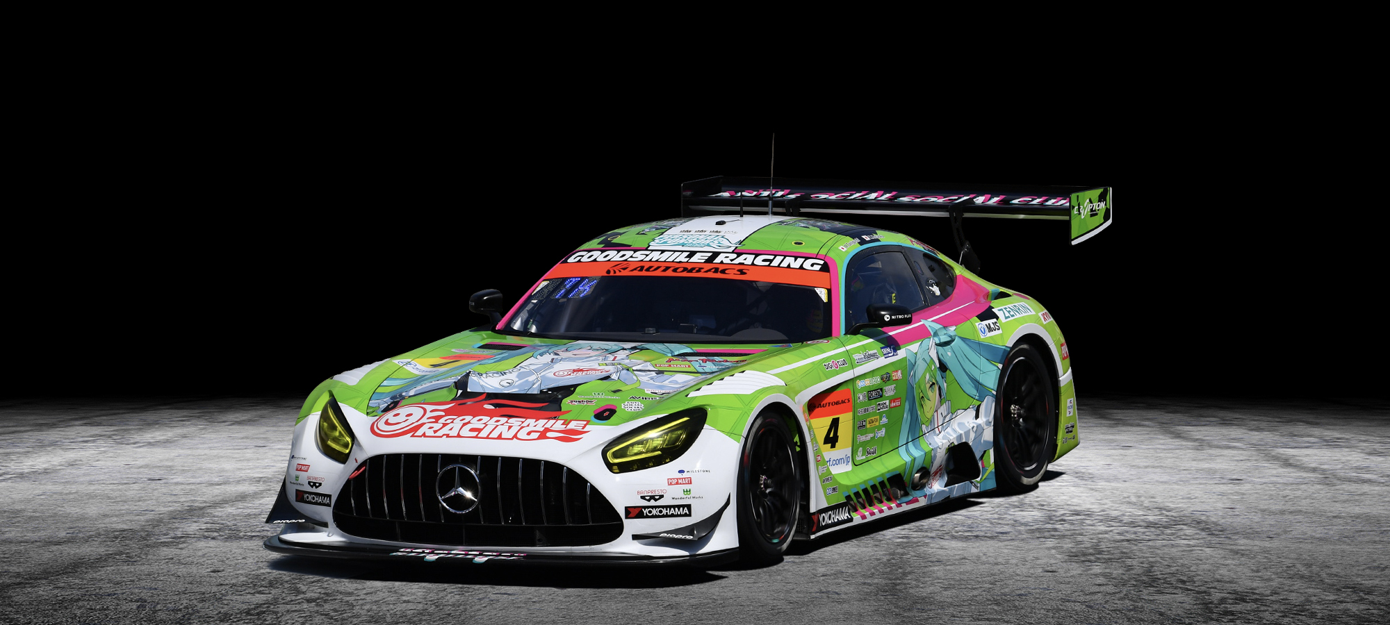 1/64 Tarmac Works ベンツ AMG GT3 GT300 初音ミク - ミニカー