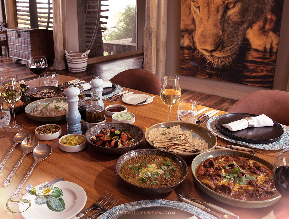 A delectable lunch at Sitatunga Camp