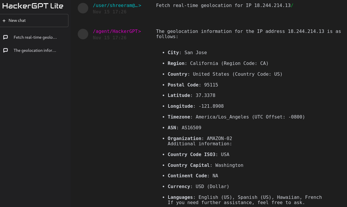 IP geolocation