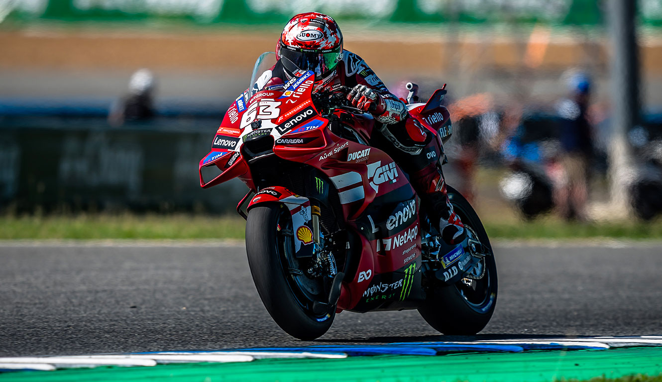 Ninth-place finish for Francesco Bagnaia and the Ducati Lenovo Team in ...