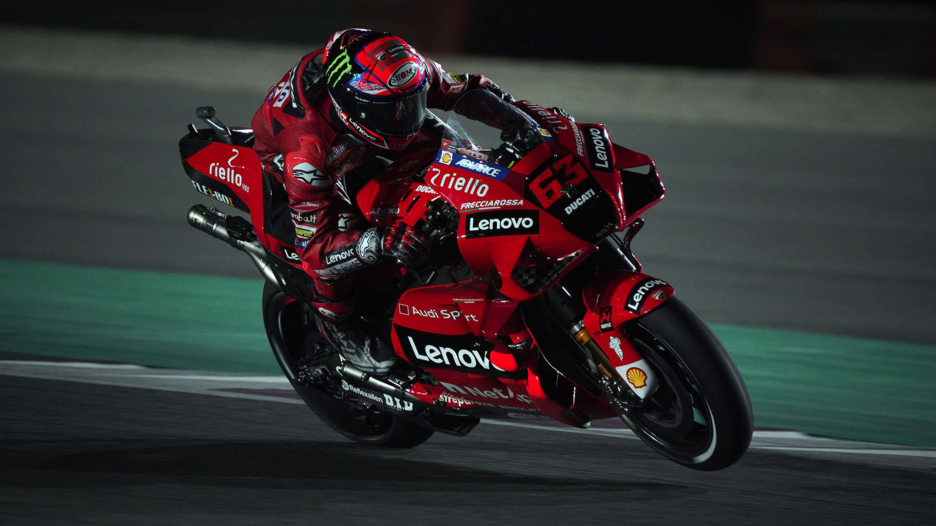 Ducati Lenovo Team riders Francesco Bagnaia and Jack Miller finish ...