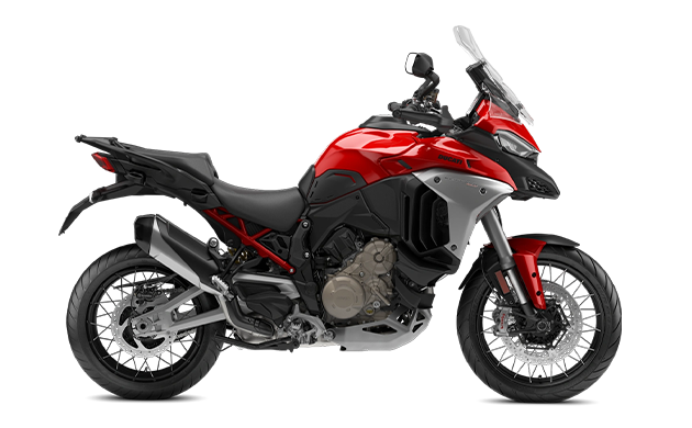 Multistrada V4 Rally Travel & Adventure Red 2023