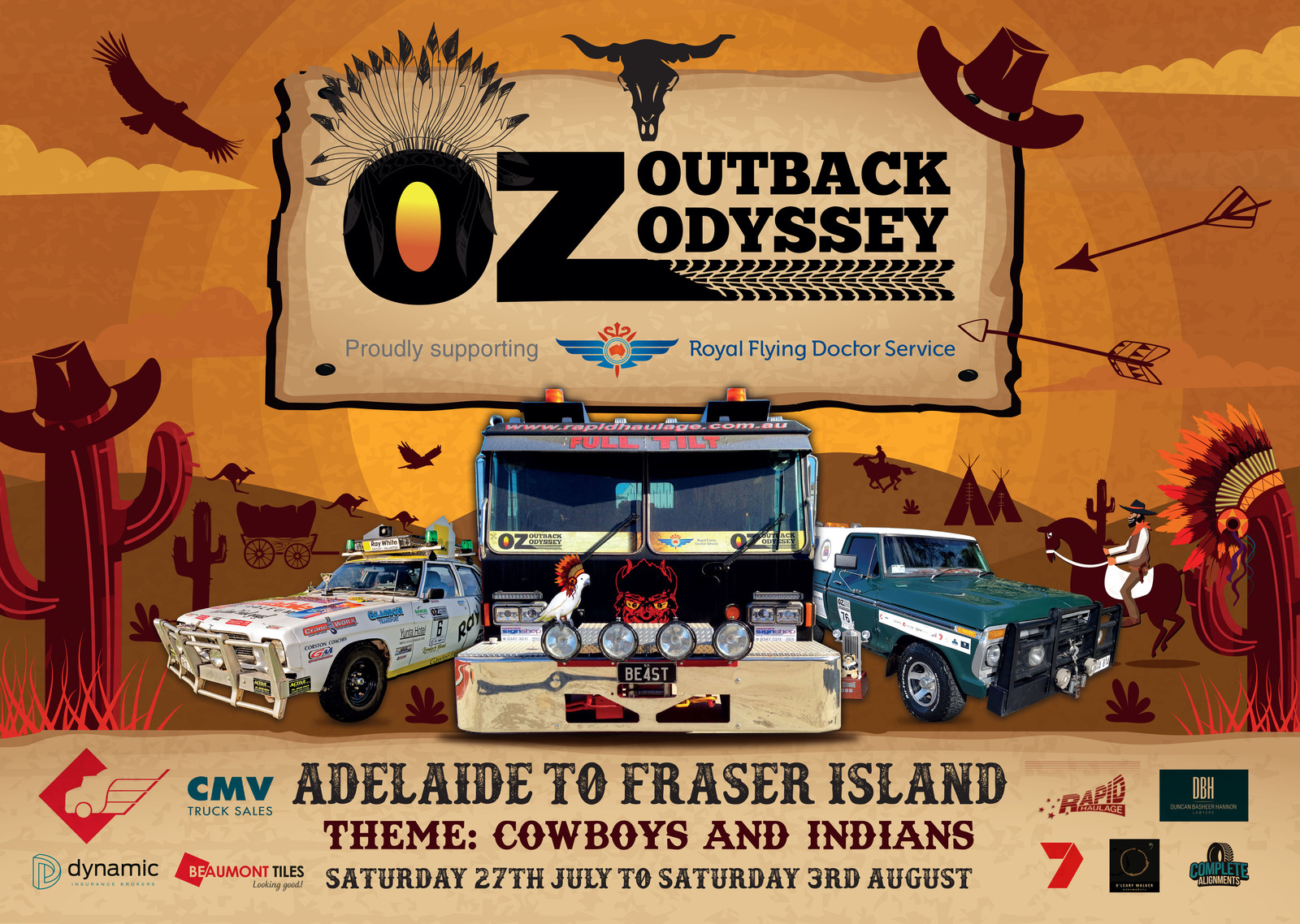 2019 Poster - Adelaide to Fraiser Island