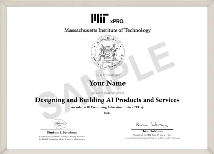 Decorative image relating to Designing and Building AI Products and Services