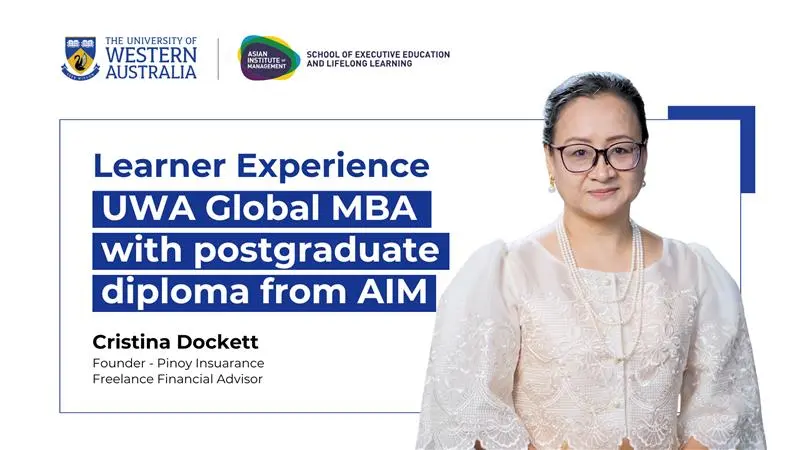 LP - UWA - AIM GLOBAL MBA - Hear from the Leaders of Tomorrow - Cristina Dockett Thumbnail