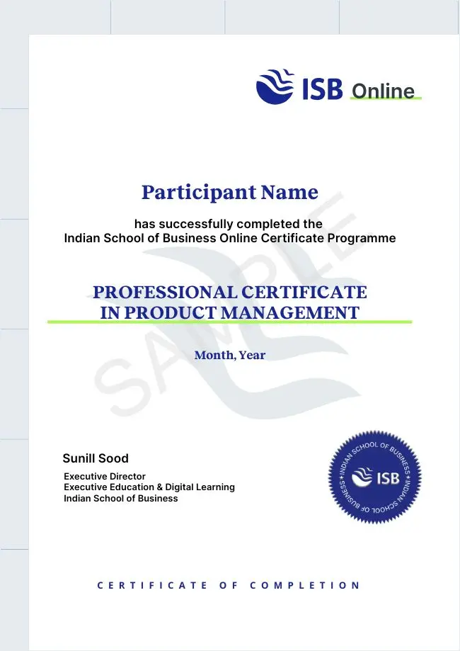 Programme Certificate