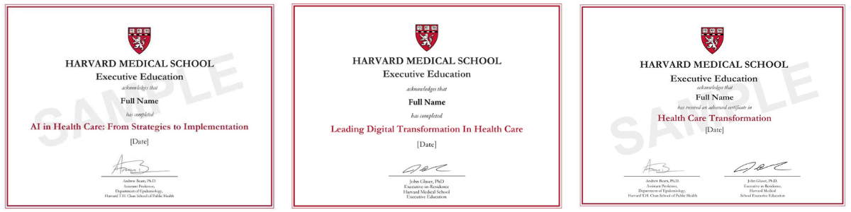Digital Transformation Certification Harvard Health Care Transformation | Harvard Medical School Executive Education
