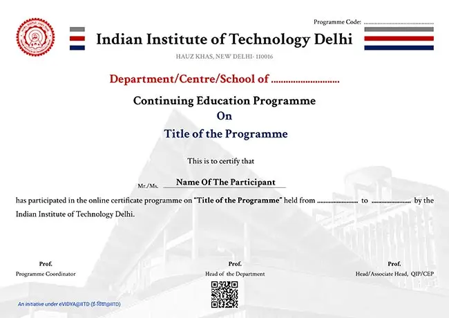 IITD-DTI-Certificate