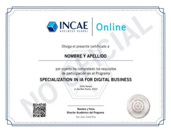 INCAE-AI - Certificado 