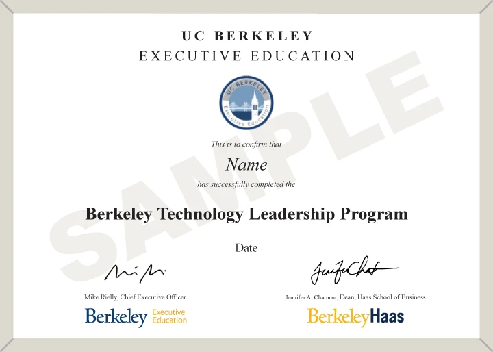 Example image of certificate that will be awarded once you successfully complete the course