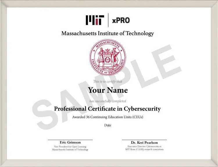 Program Certificate