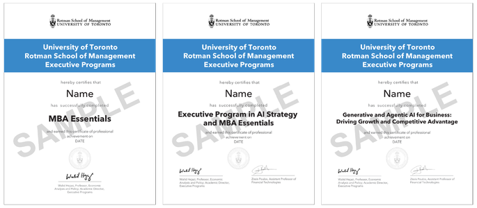 Example image of certificate that will be awarded once you successfully complete the course
