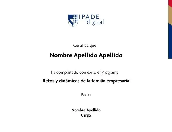 IPADE-FB - Reconocimiento IPADE-FB - Reconocimiento