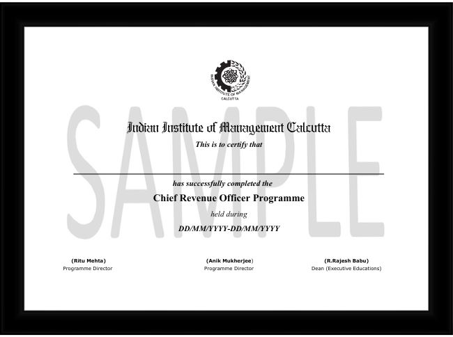 Programme Certificate & Evaluation