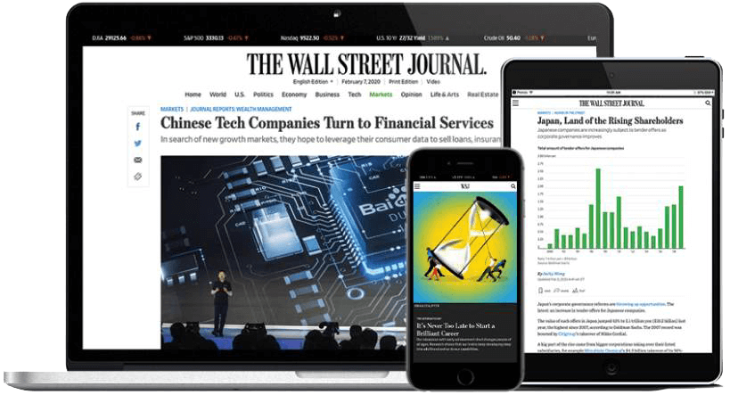 Complimentary Annual Digital WSJ Membership