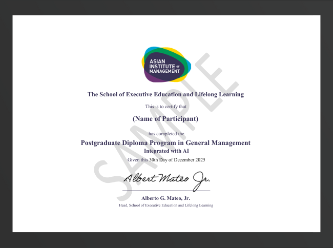 Program Certificate