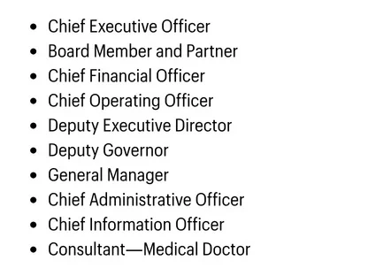 Job Titles 