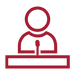 Decorative image relating to a guest speaker