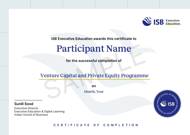 Programme Certificate