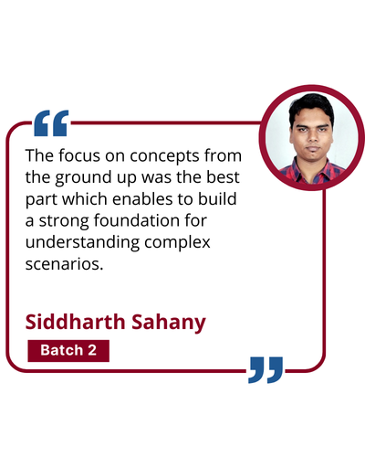Testimonial from a learner of the IIT Delhi Certificate Programme in Data Science and Machine Learning, sharing their experience completing the online course in Python, statistics, and AI.