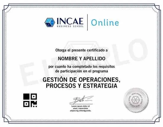 INCAE-GOP - Certificado   - SEO