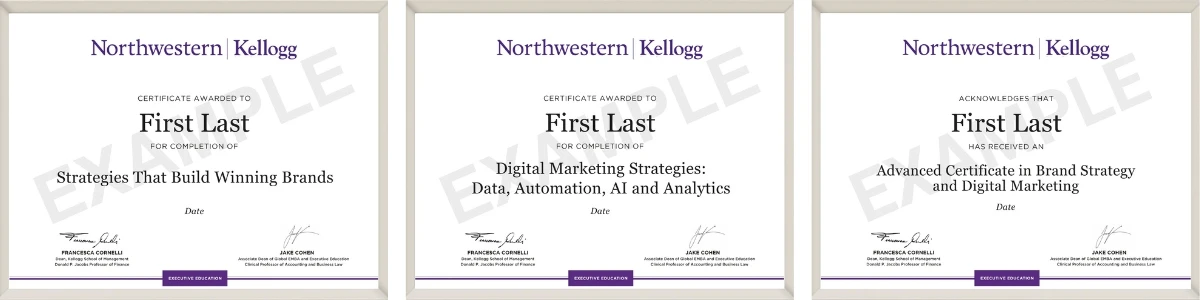 Example image of certificate that will be awarded once you successfully complete the program