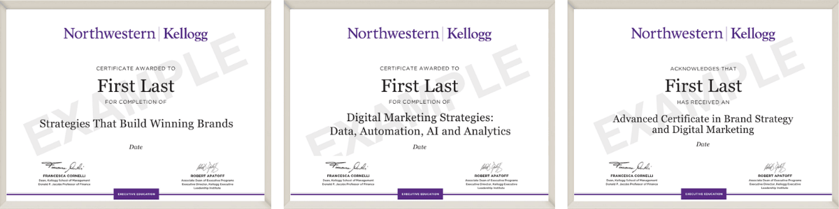 Example image of certificate that will be awarded once you successfully complete the program