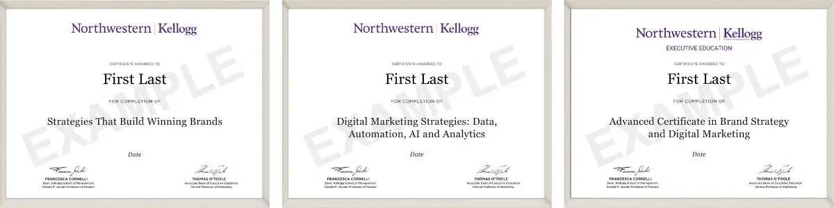 Example image of certificate that will be awarded once you successfully complete the program