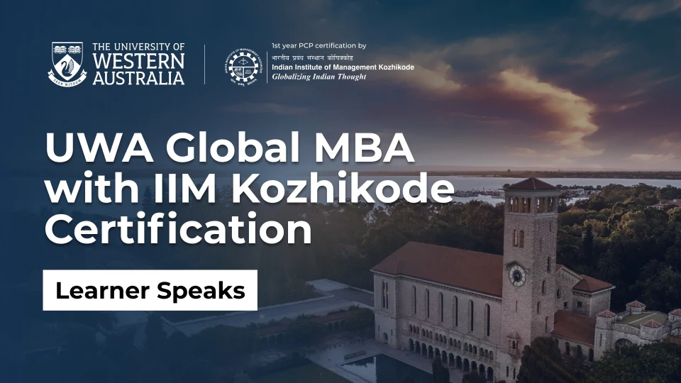 LP - UWA-GMBA - Hear Our Recent Graduates Speak Video Content Image