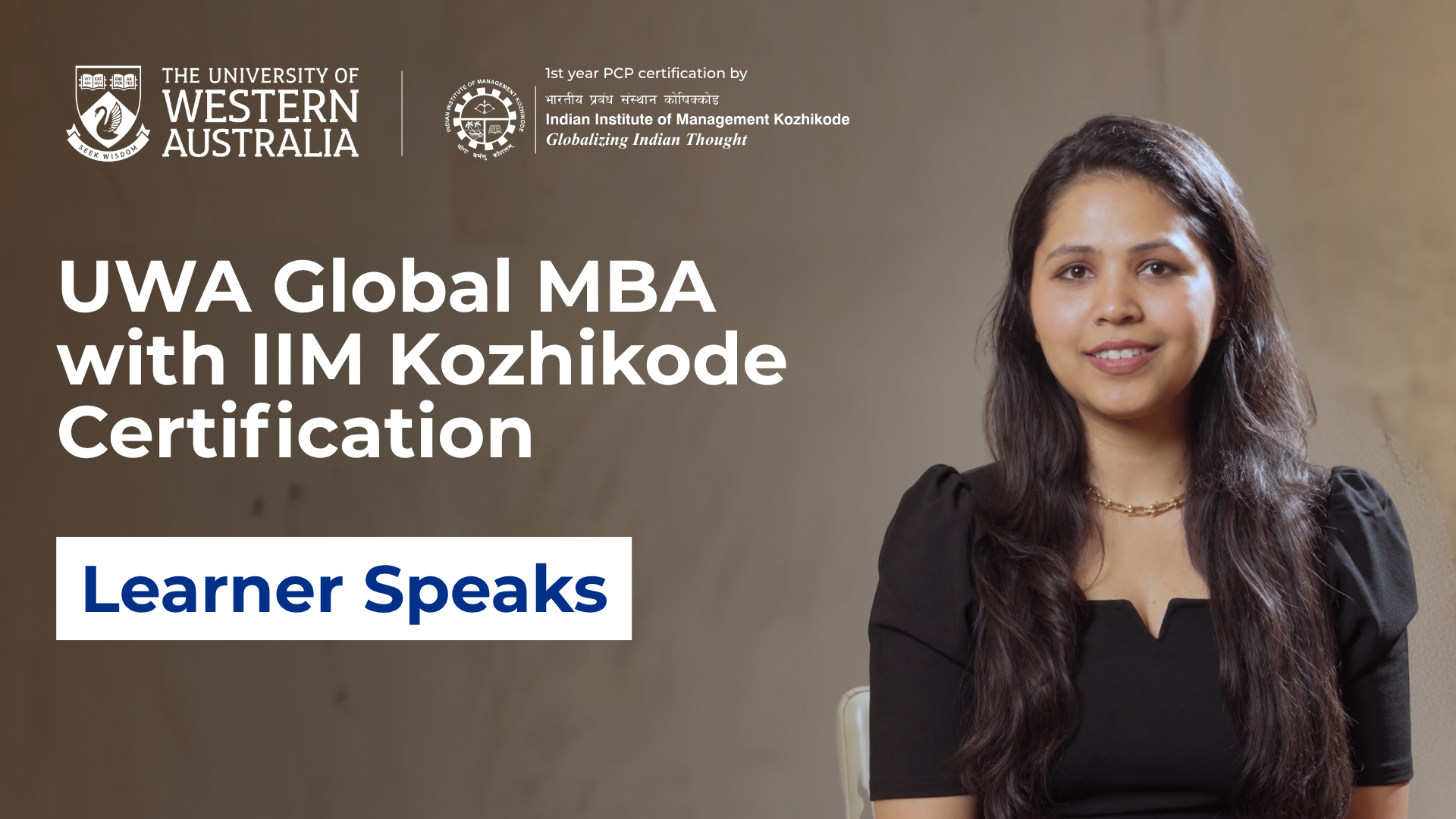 LP - UWA-GMBA - Hear Our Recent Graduates Speak Video Content Image