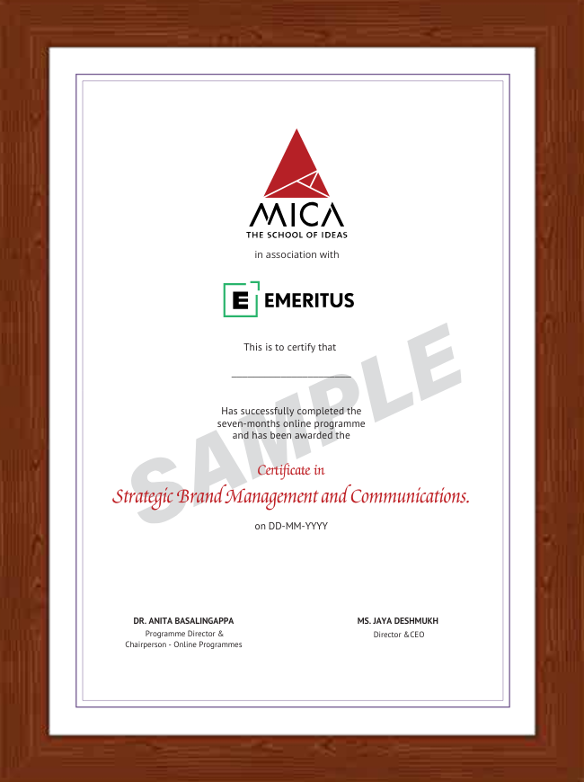 Program Certificate