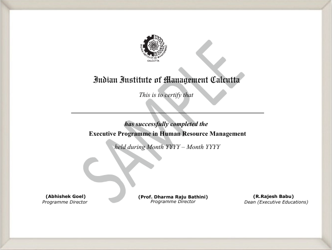 Gain the Competitive Edge: IIM Calcutta Human Resource Management