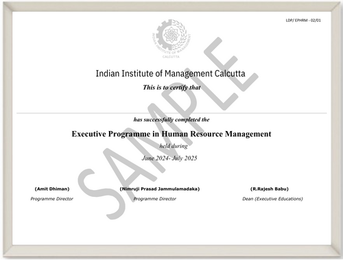 Gain the Competitive Edge: IIM Calcutta Human Resource Management