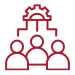 Decorative image relating to showing a crowd