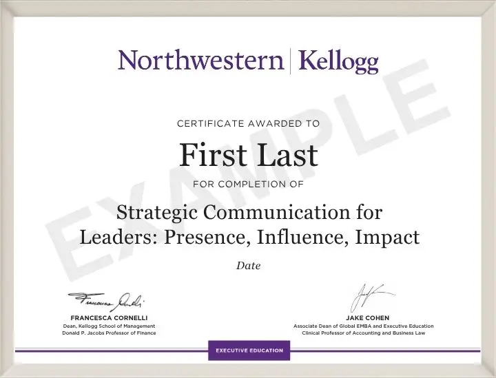 Example image of certificate that will be awarded once you successfully complete the program