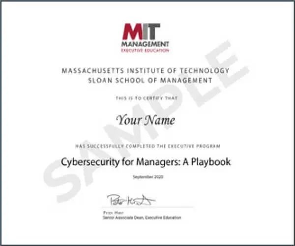 MS-CYMA - Certificate 