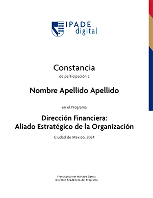 IPADE-CFO - Constancia