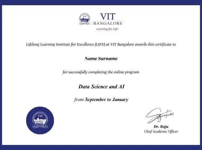 Programme Certificate