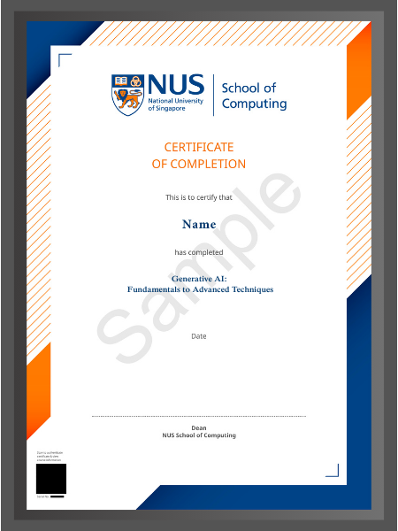 NUS Computing Generative AI Programme