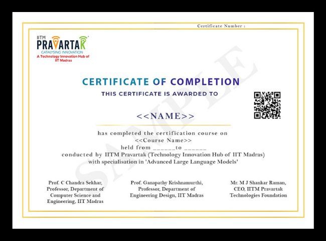 Programme Certification