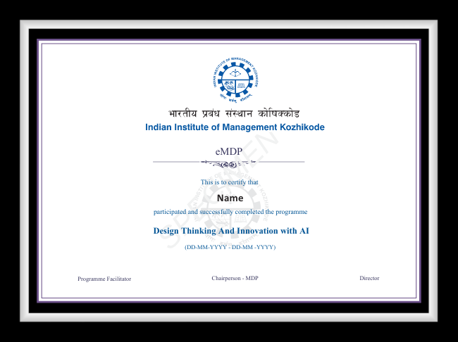 Programme Certificate