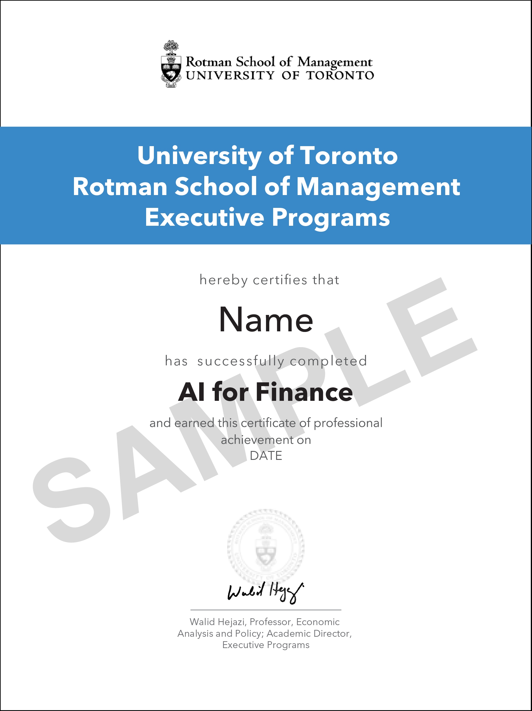 AI for Finance