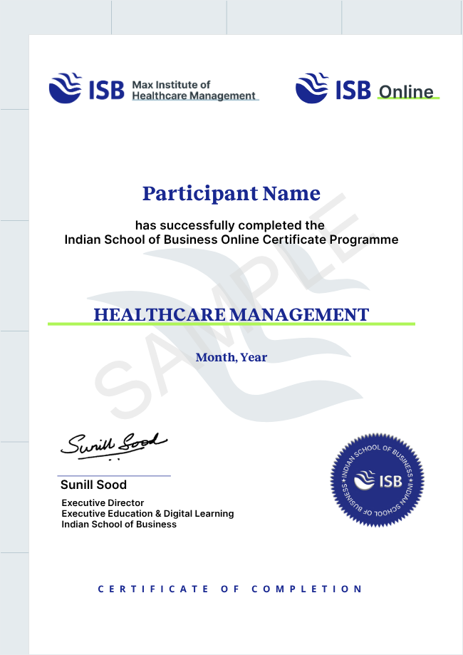 Programme Certificate