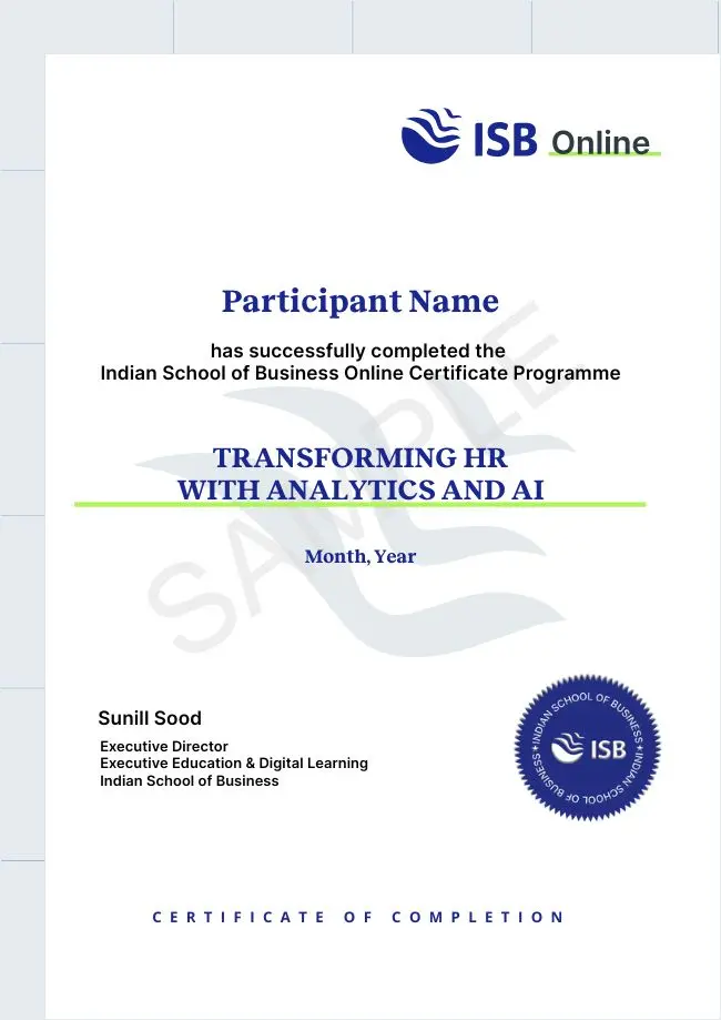 Programme Certificate
