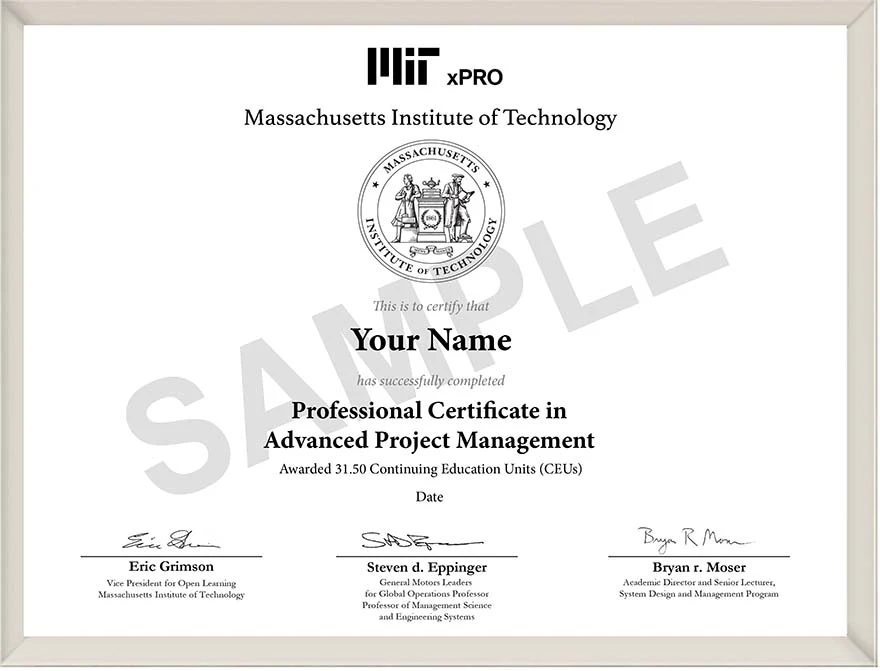 Project Management Certification Purdue Technical Project Manager Certification with MIT xPRO | Online