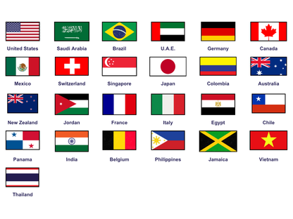 Decorative image relating to Top countries